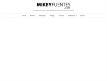 Tablet Screenshot of mikeyfuentes.com